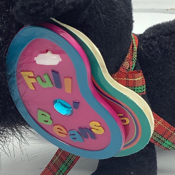 Vtg AVON 2000 MacDougal The Scottie Dog Black Plush Animal Toy Full O Beans 8" - Picture 4 of 11